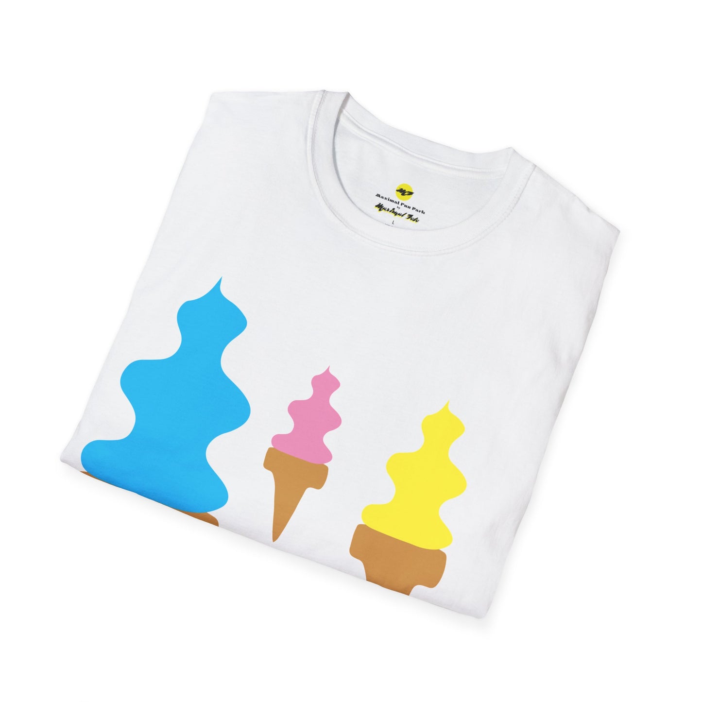 Yum Snacks: Yum Ice Cream Cones T-Shirt