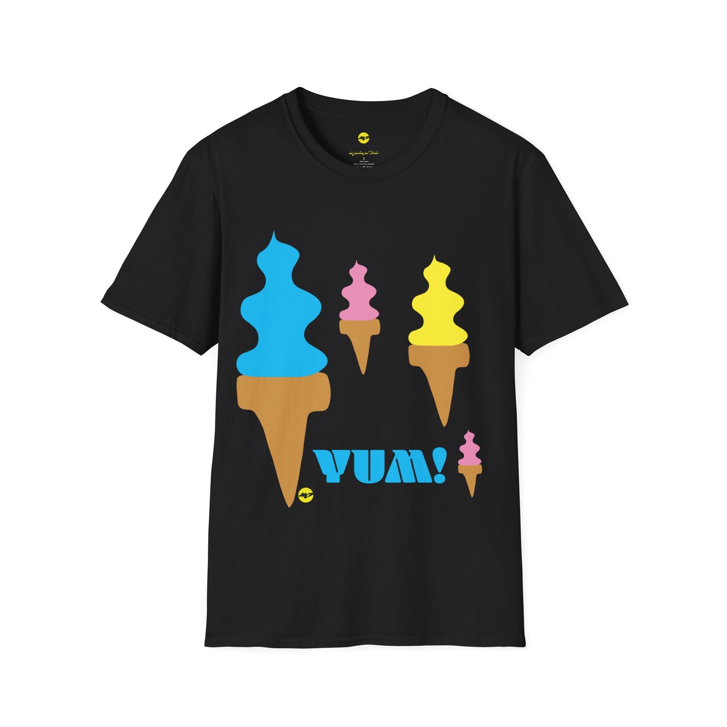 Yum Snacks: Yum Ice Cream Cones T-Shirt