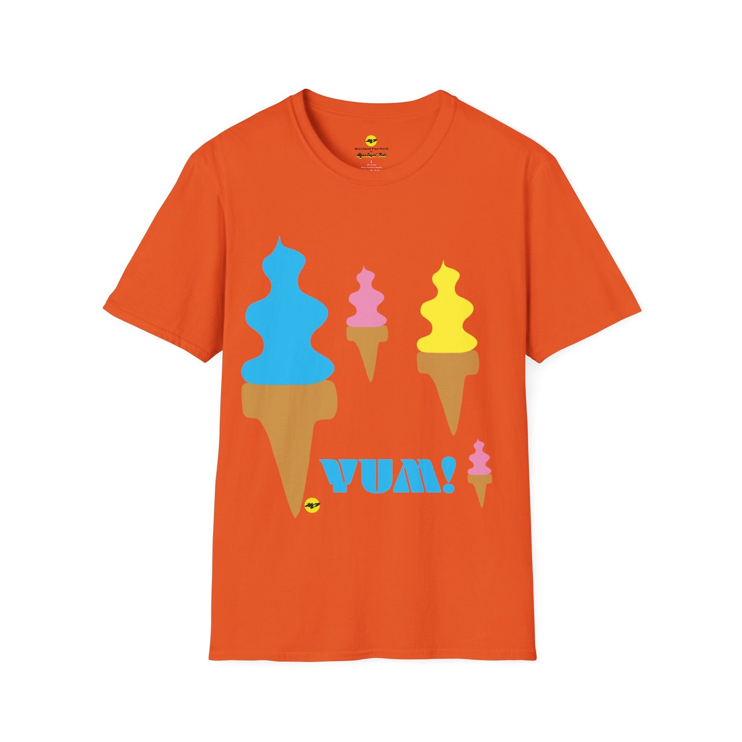 Yum Snacks: Yum Ice Cream Cones T-Shirt