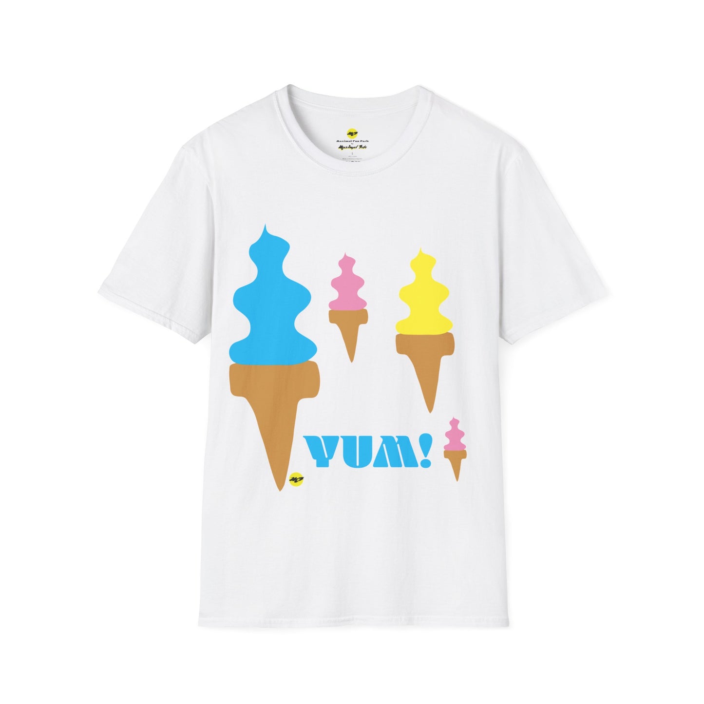 Yum Snacks: Yum Ice Cream Cones T-Shirt